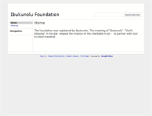 Tablet Screenshot of ibukunolu.org